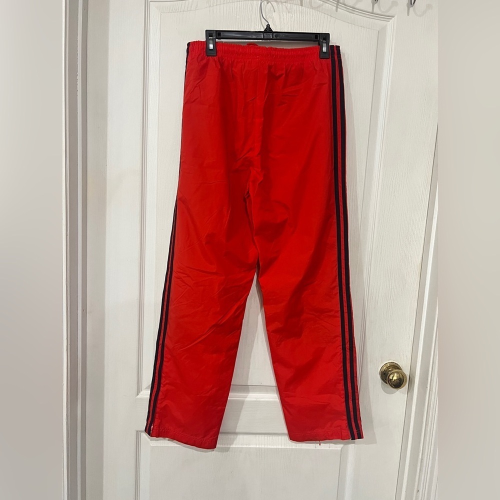 Vintage Adidas Red Windbreaker Pants - Picture 5 of 6